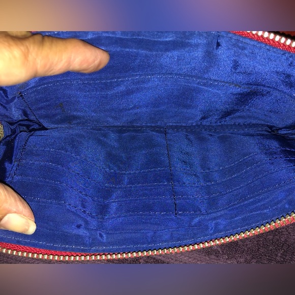 Tano Buttery Soft Leather Red  Organizer Wallet - Picture 6 of 6